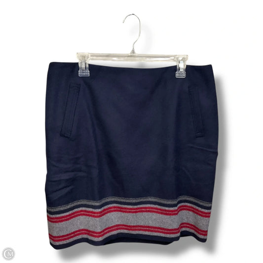 Skirt Mini & Short By Talbots In Navy, Size: 14