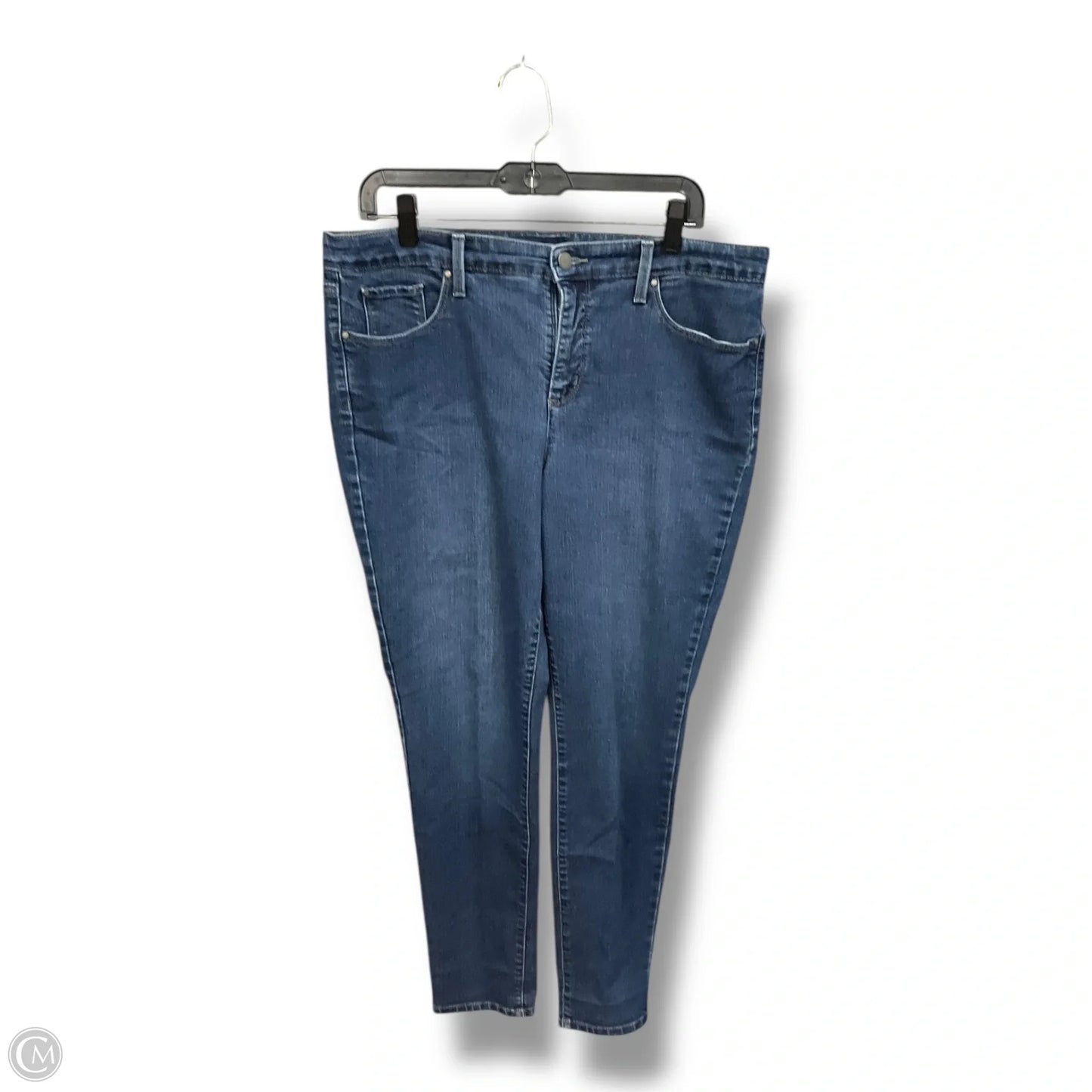 Jeans Skinny By Charter Club In Blue Denim, Size: 14