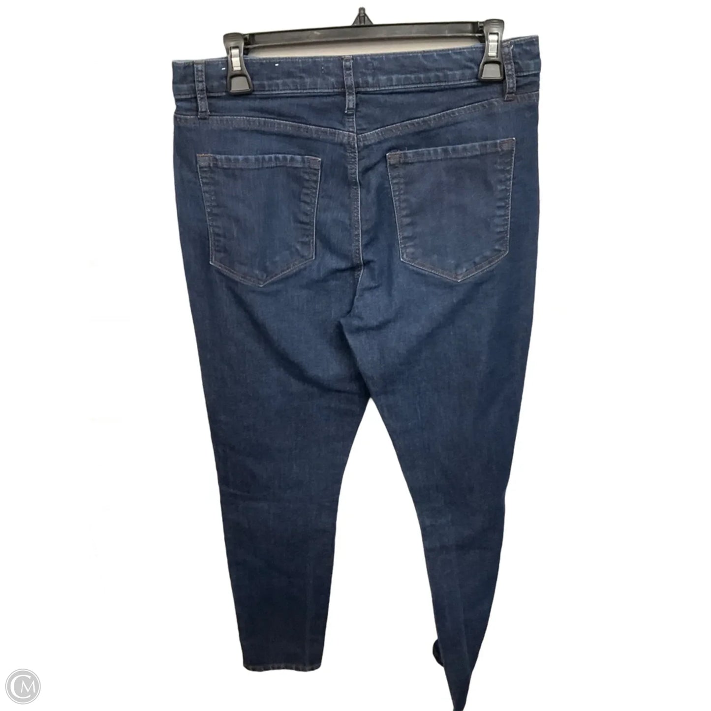 Jeans Skinny By Loft In Blue Denim, Size: 8