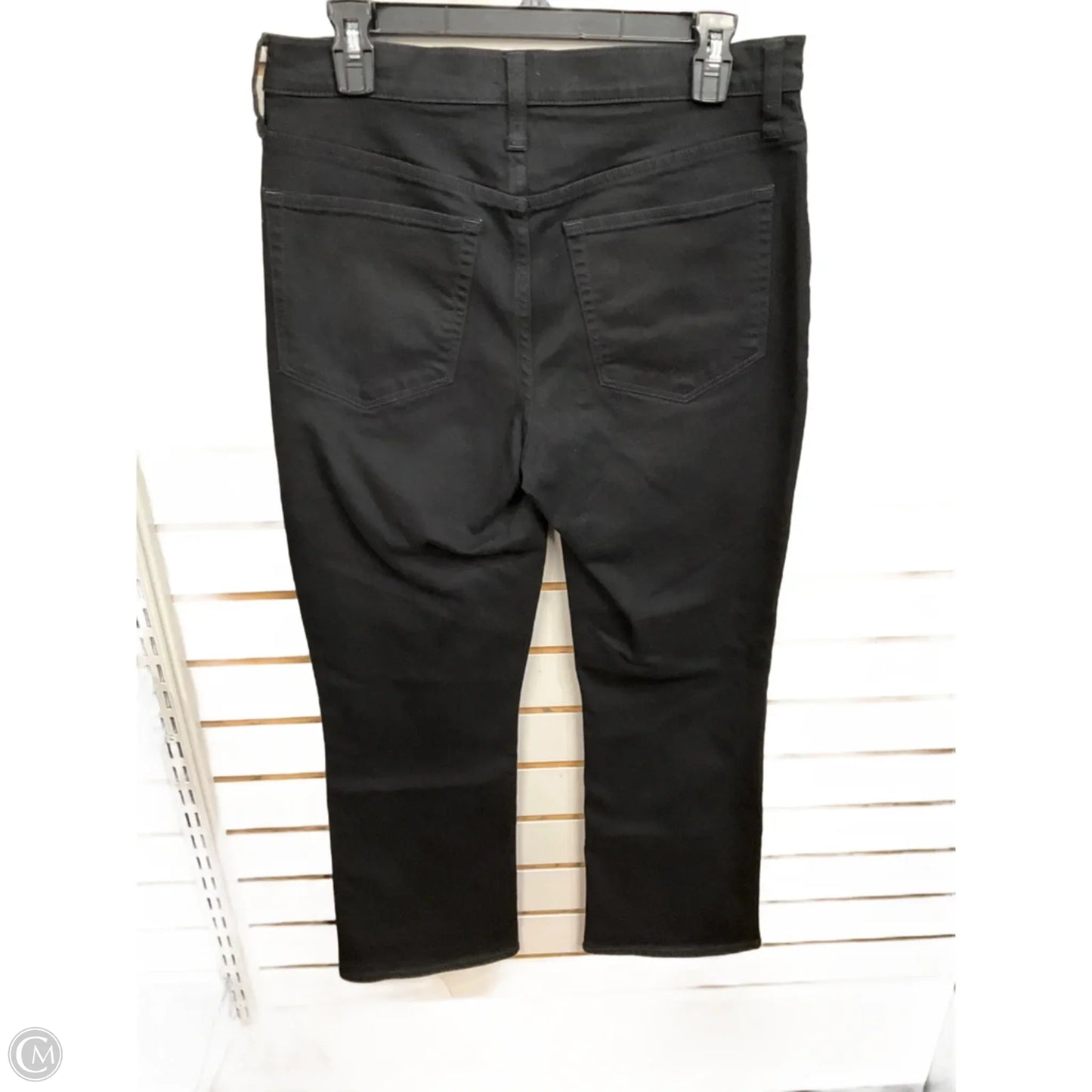 Jeans Flared By J. Crew In Black Denim, Size: 10
