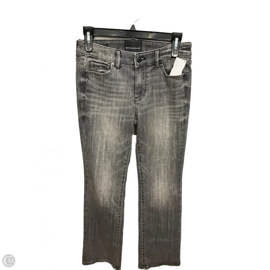 Jeans Boot Cut By White House Black Market In Grey Denim, Size: 4p