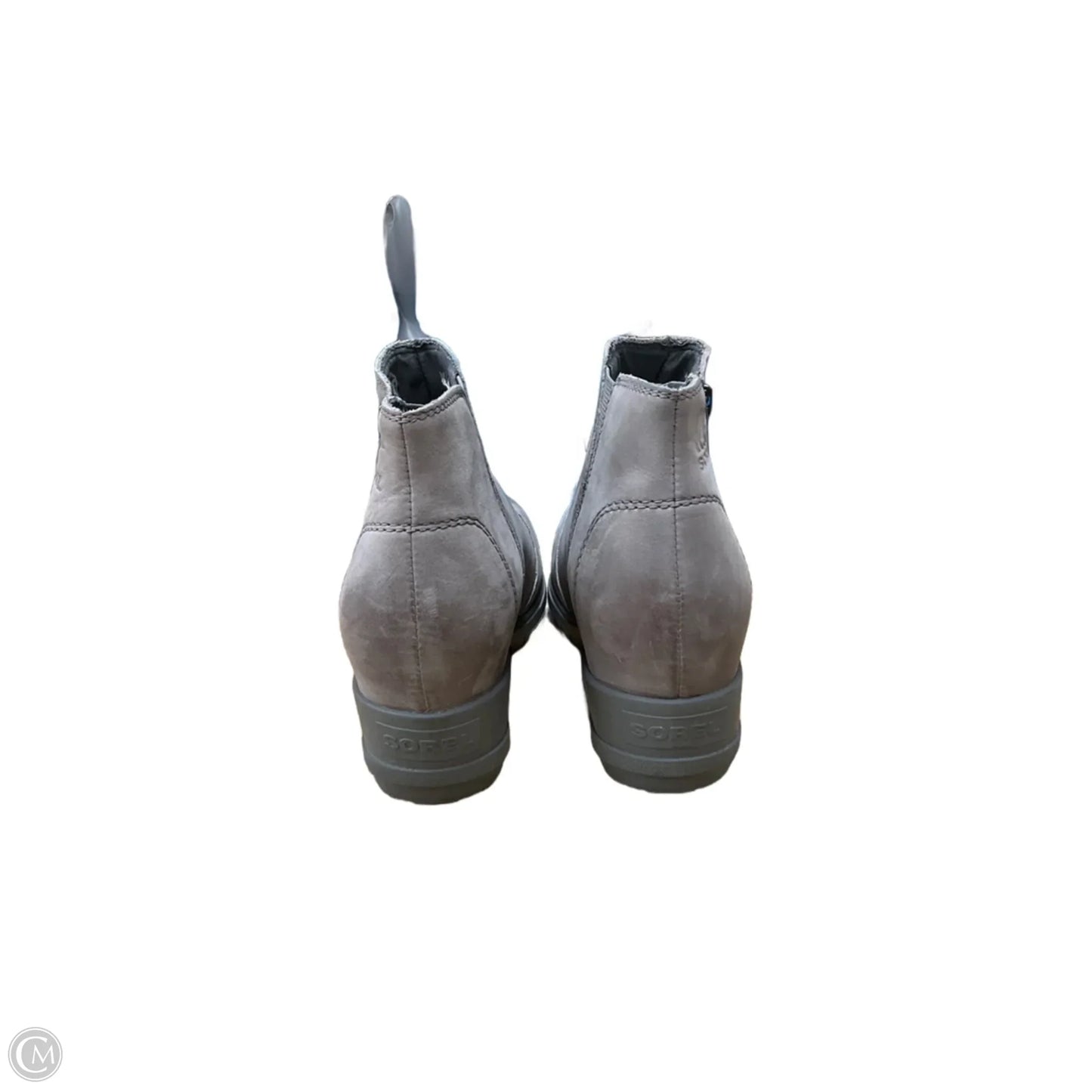 Boots Ankle Heels By Sorel In Grey, Size: 8