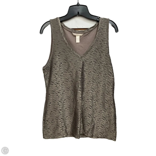 Top Sleeveless By Banana Republic In Green, Size: M