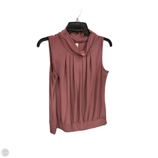 Top Sleeveless By Perseption Concept In Mauve, Size: Xl