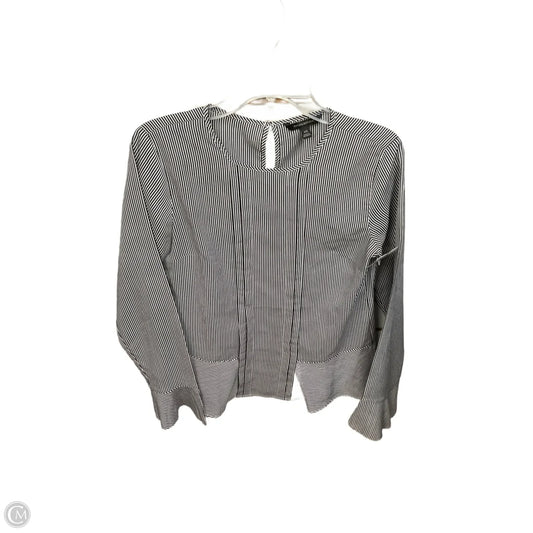 Top Long Sleeve By Banana Republic In Striped Pattern, Size: Xs