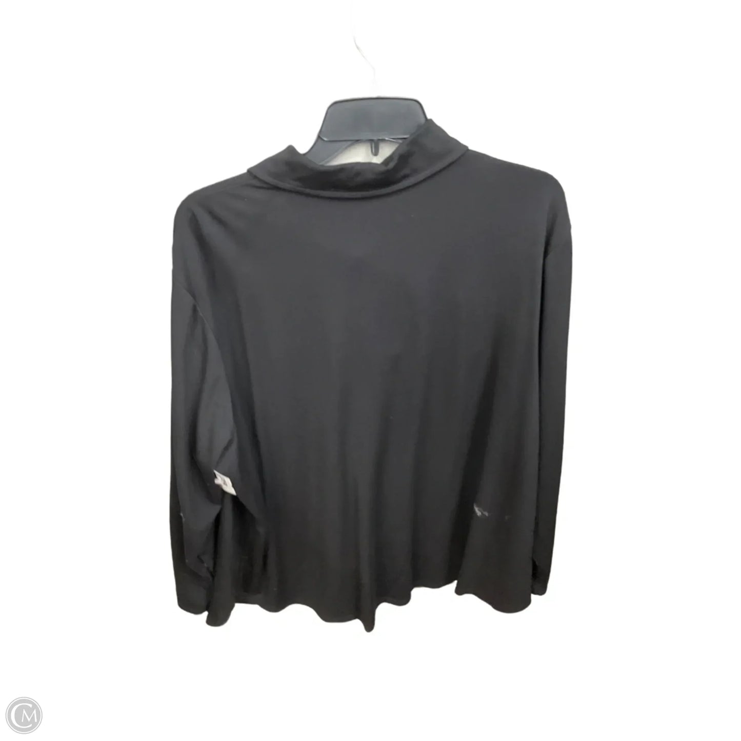Blouse Long Sleeve By Modern Works In Black, Size: 2x