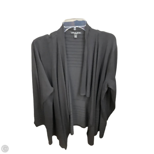 Cardigan By Cable And Gauge In Black, Size: 1x