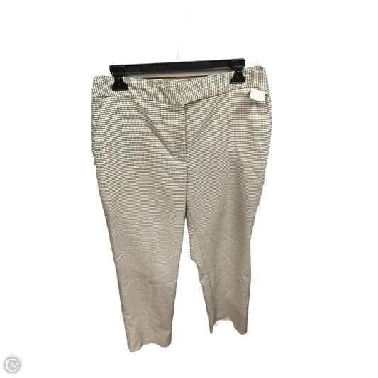 Pants Dress By Worthington In Checkered Pattern, Size: 10