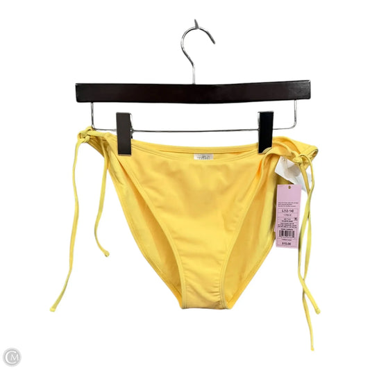 Swimsuit Bottom By Wild Fable In Yellow, Size: L