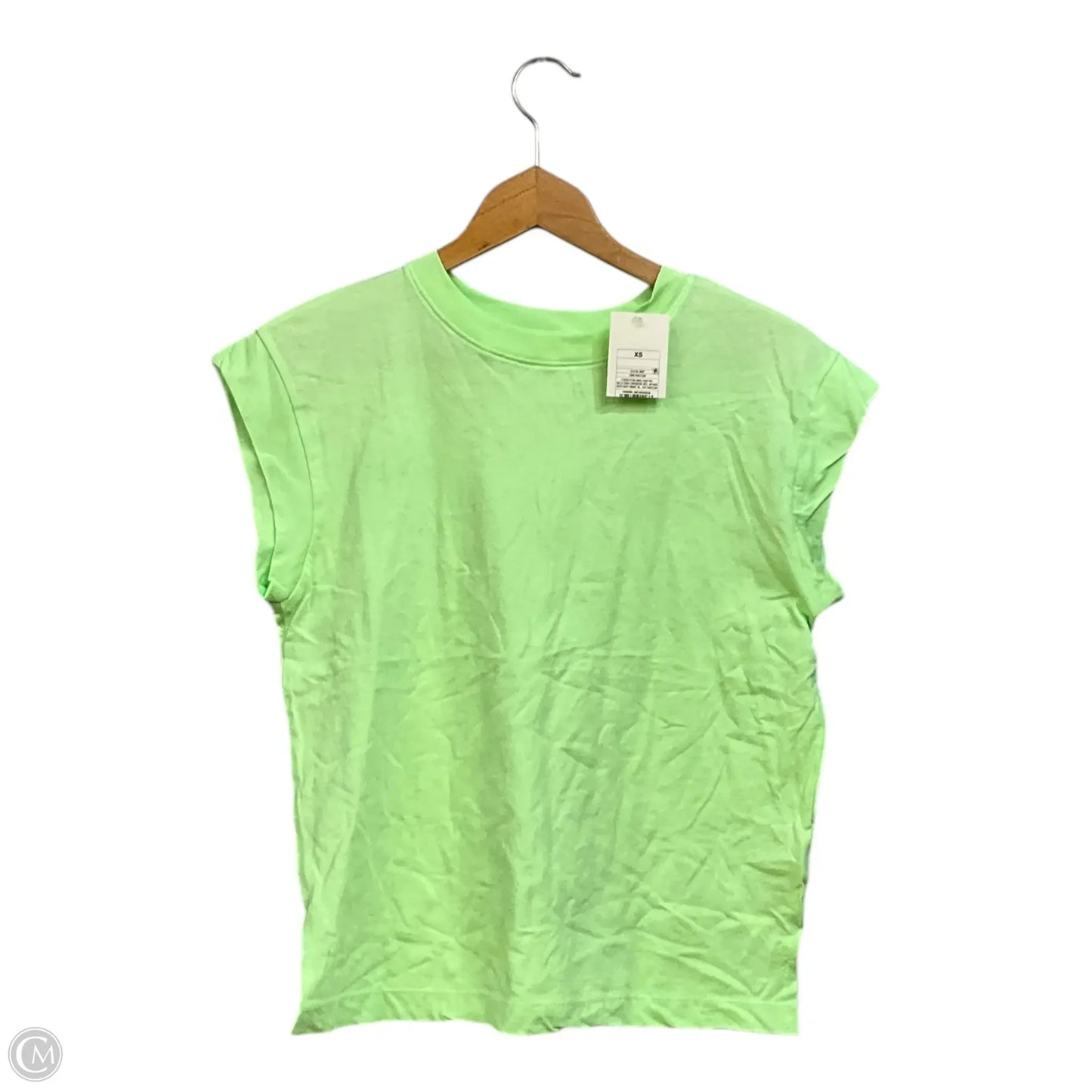 Top Short Sleeve By A New Day In Green, Size: Xs