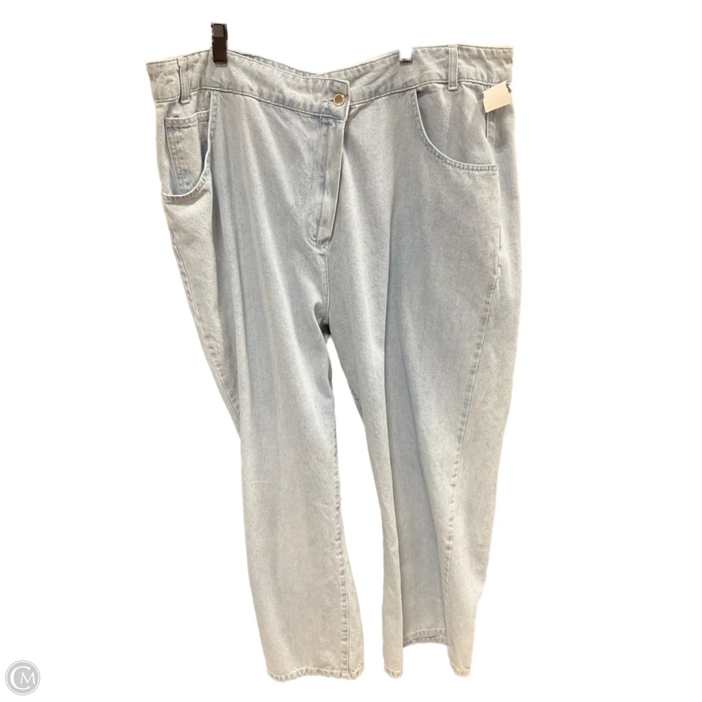 Jeans Boot Cut By Pretty Little Thing In Blue Denim, Size: 24