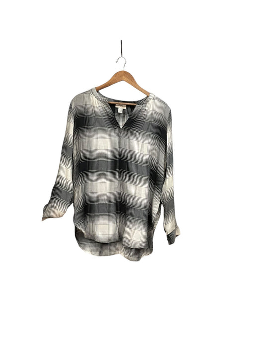 Blouse Long Sleeve By Loft  Size: M