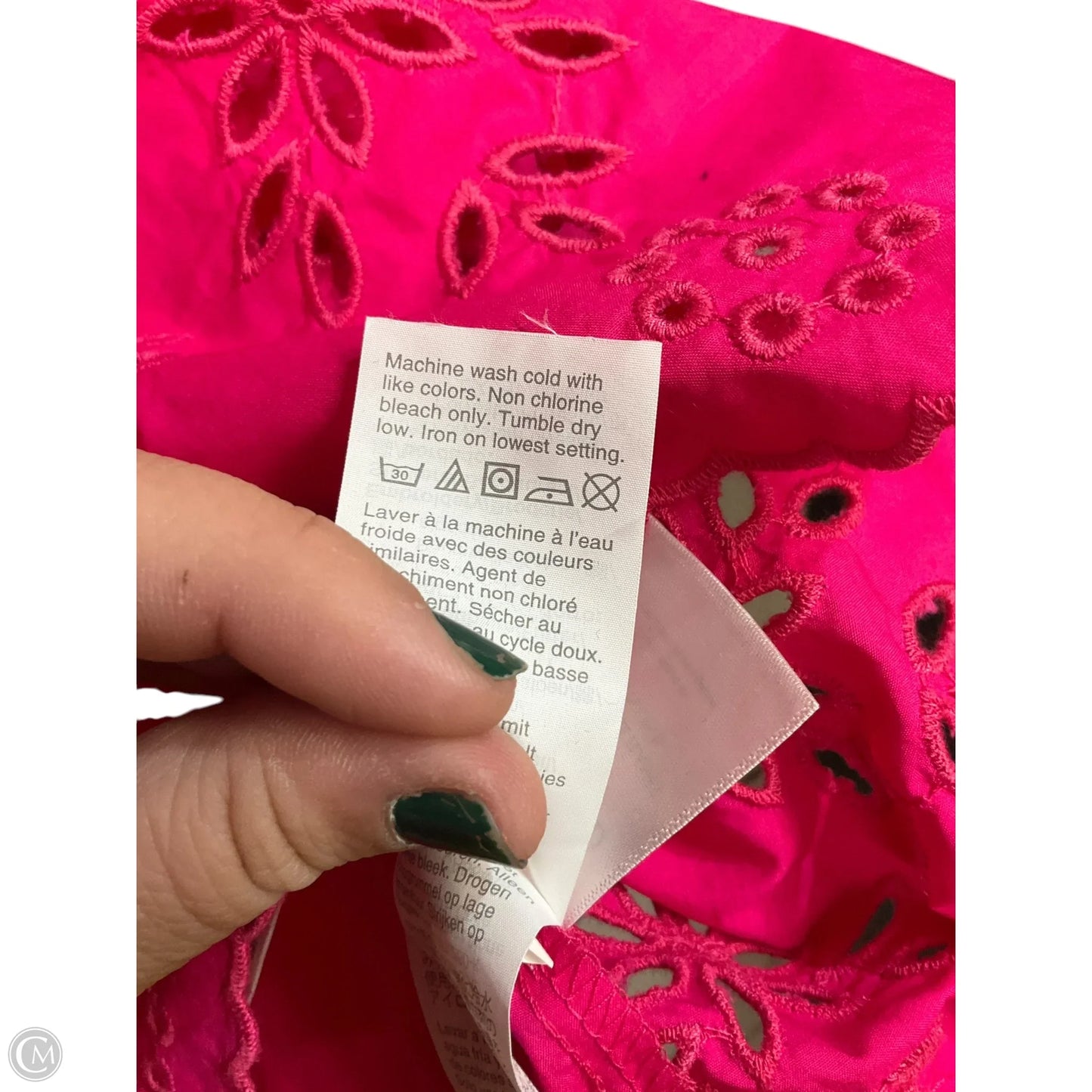 Blouse Long Sleeve By J. Crew In Pink, Size: Xs