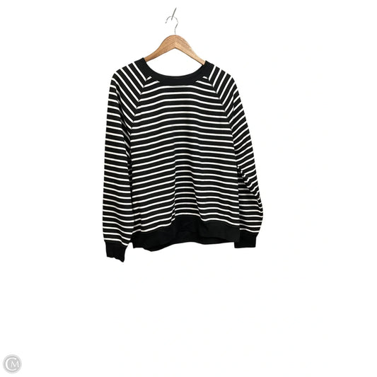 Sweatshirt Crewneck By Old Navy In Striped Pattern, Size: Xl