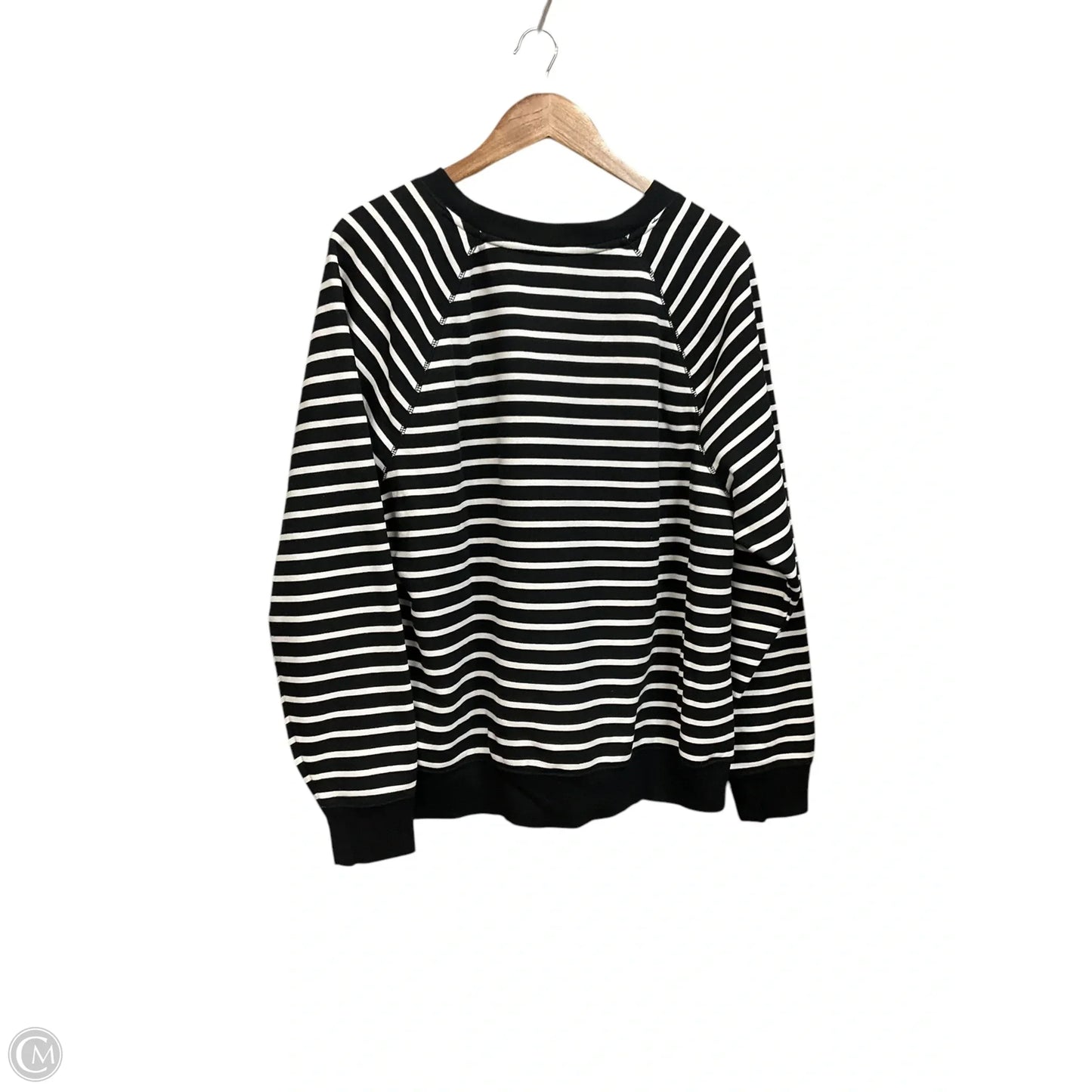 Sweatshirt Crewneck By Old Navy In Striped Pattern, Size: Xl