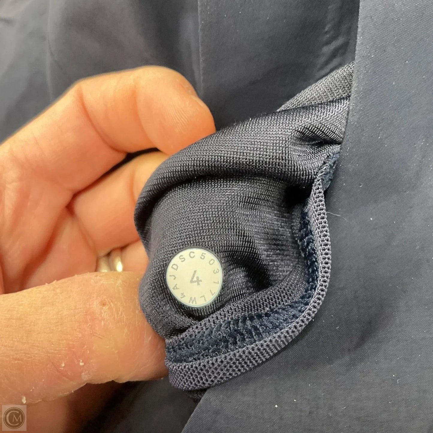 Coat Raincoat By Lululemon In Navy, Size: Xs