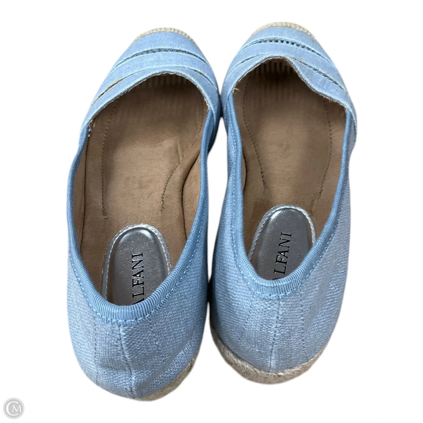 Shoes Heels Wedge By Alfani In Blue, Size: 7.5