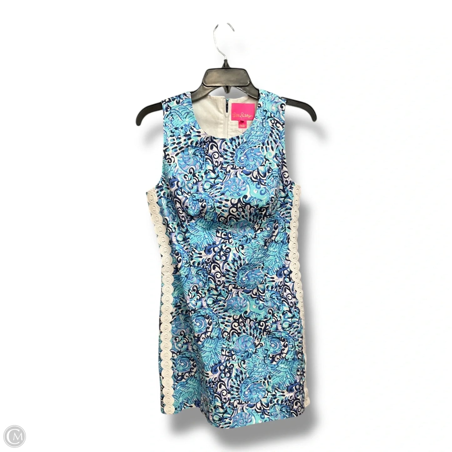 Dress Designer By Lilly Pulitzer In Blue & White, Size: S
