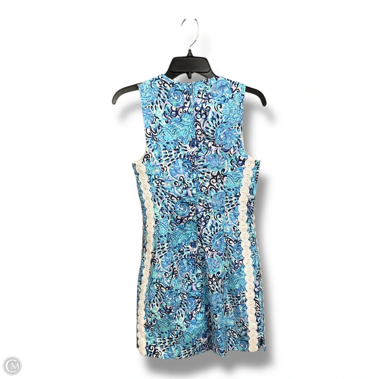 Dress Designer By Lilly Pulitzer In Blue & White, Size: S