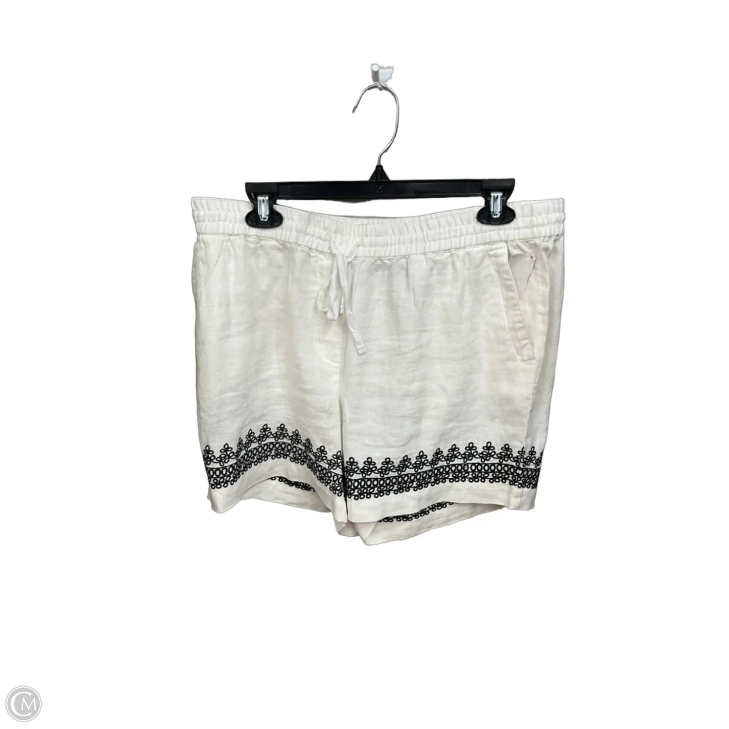 Shorts By Talbots In Black & Cream, Size: Lp