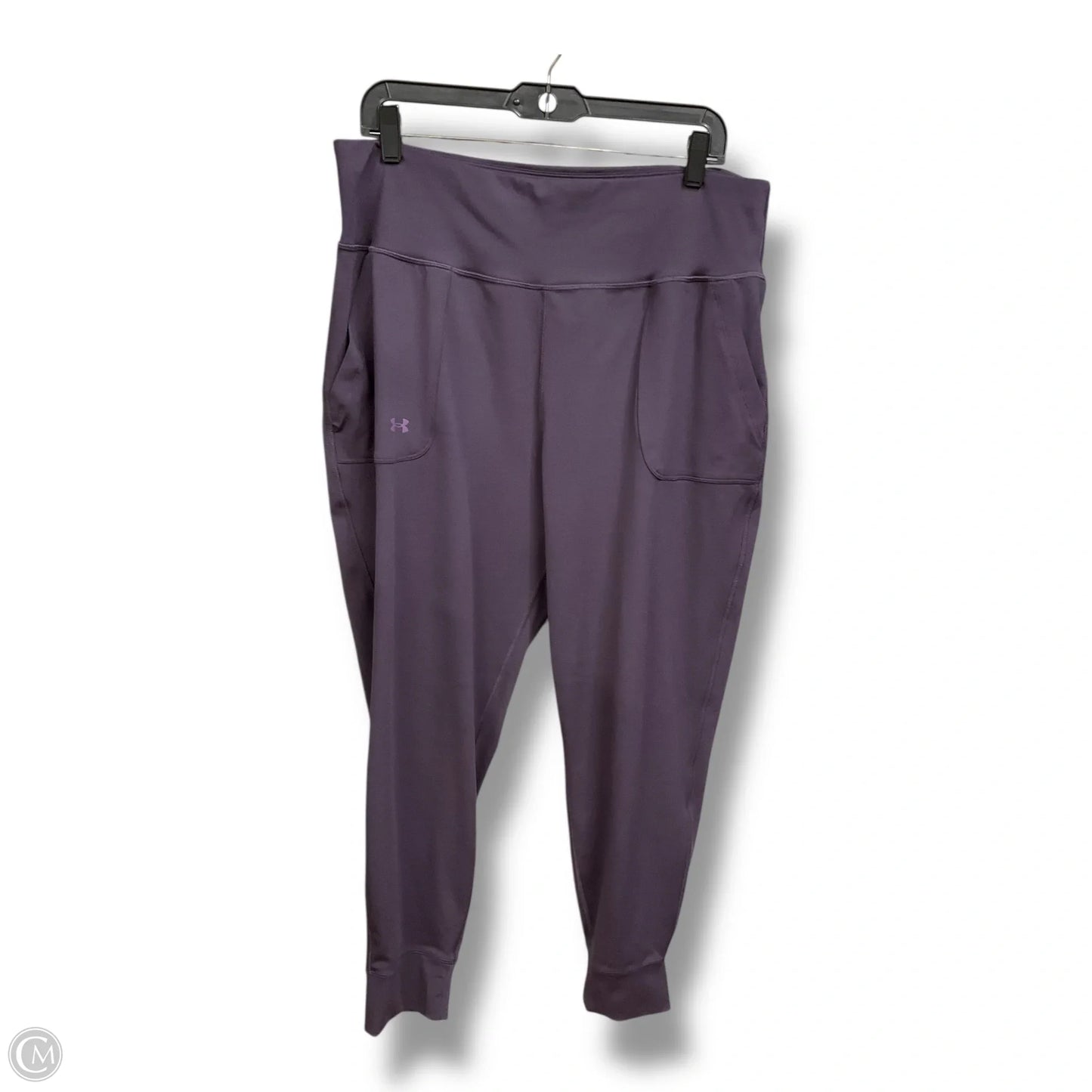 Athletic Pants By Under Armour In Purple, Size: Xxl