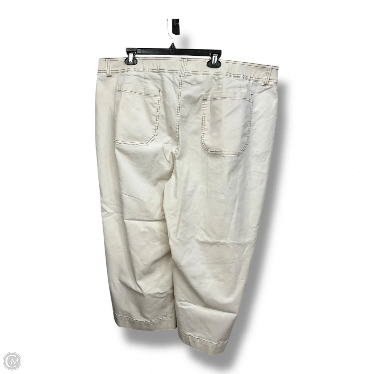 Pants Wide Leg By Lane Bryant In Ivory, Size: 24