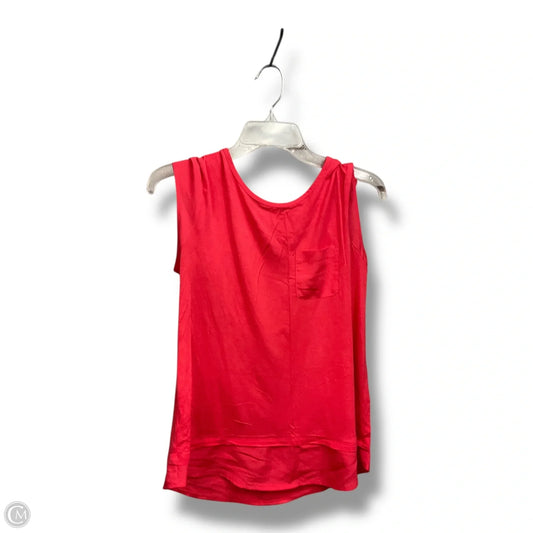 Top Sleeveless By Calvin Klein In Coral, Size: S