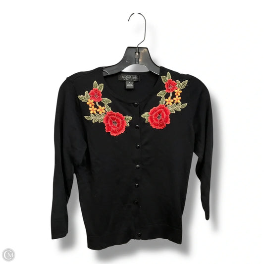 Cardigan By August Silk In Floral Print, Size: S