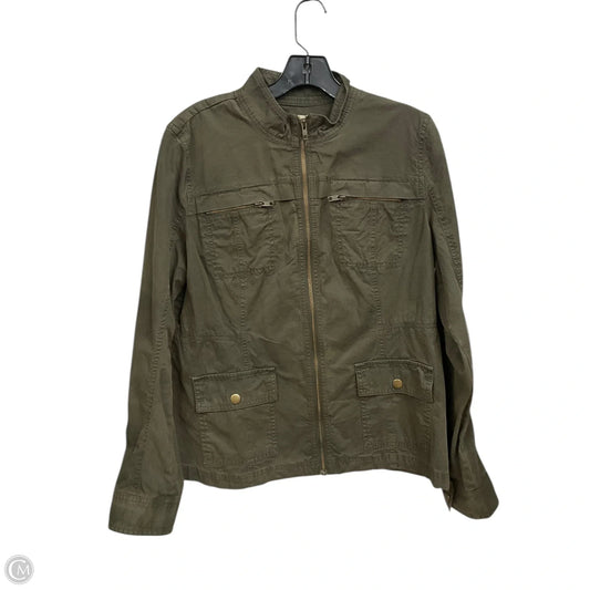 Jacket Utility By Caslon In Green, Size: L