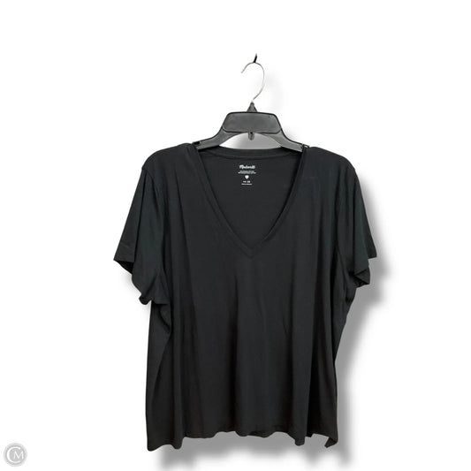 Top Short Sleeve Basic By Madewell In Black, Size: 2x