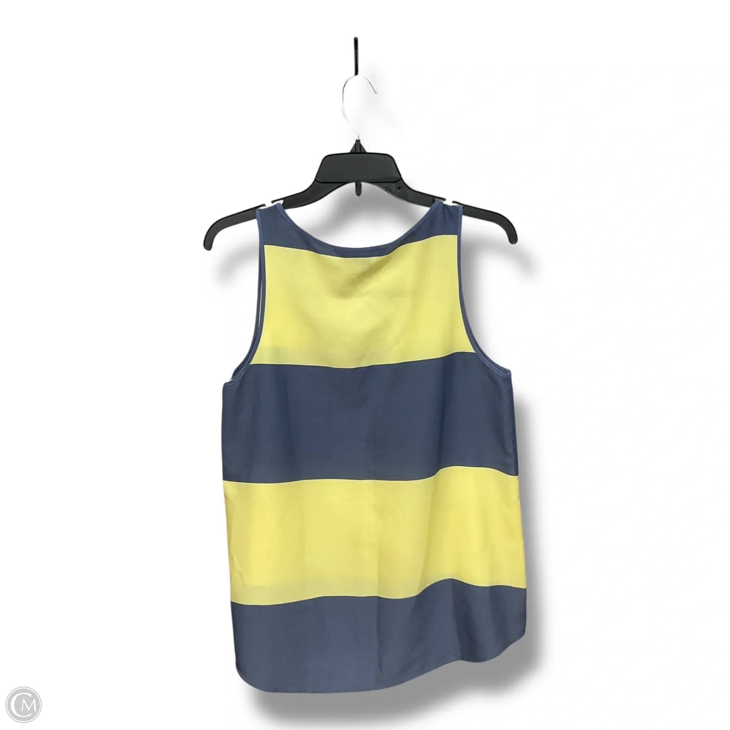 Top Sleeveless By French Connection In Blue & Yellow, Size: M