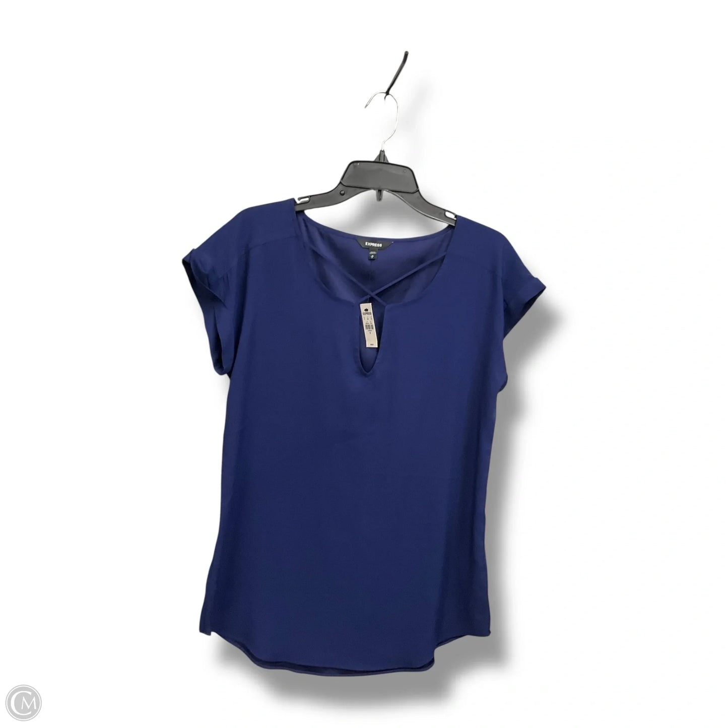 Top Sleeveless By Express In Blue, Size: M