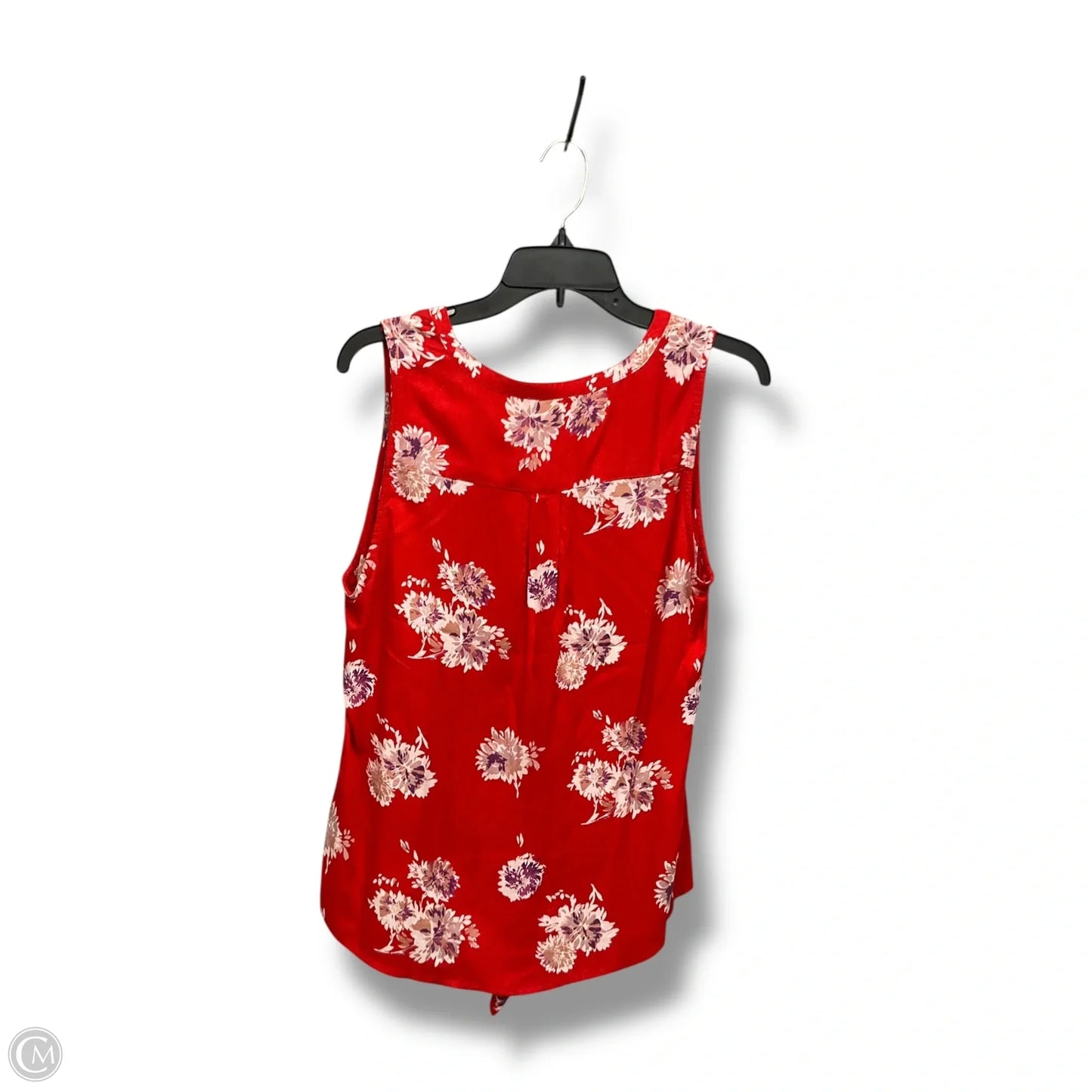 Blouse Sleeveless By Lucky Brand In Floral Print, Size: M