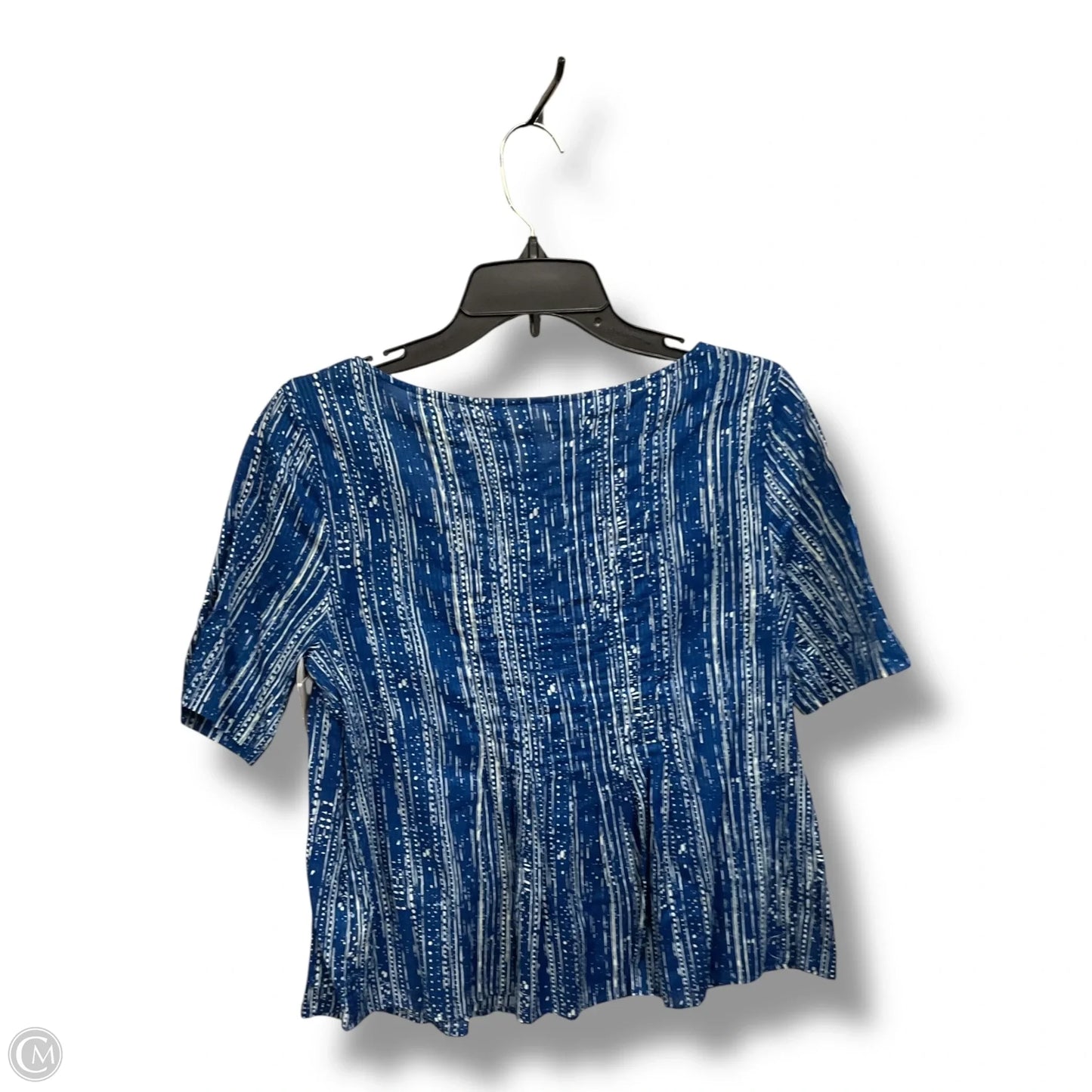 Top Short Sleeve By Maeve In Blue, Size: S