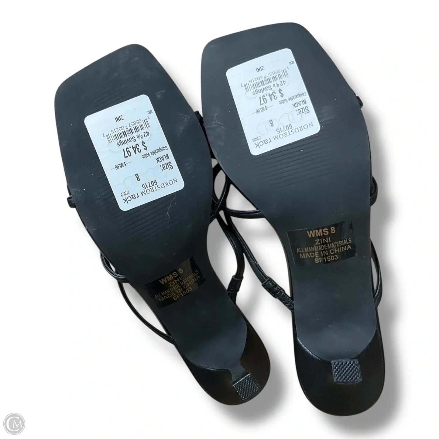 Sandals Heels Kitten By Dolce Vita In Black, Size: 8