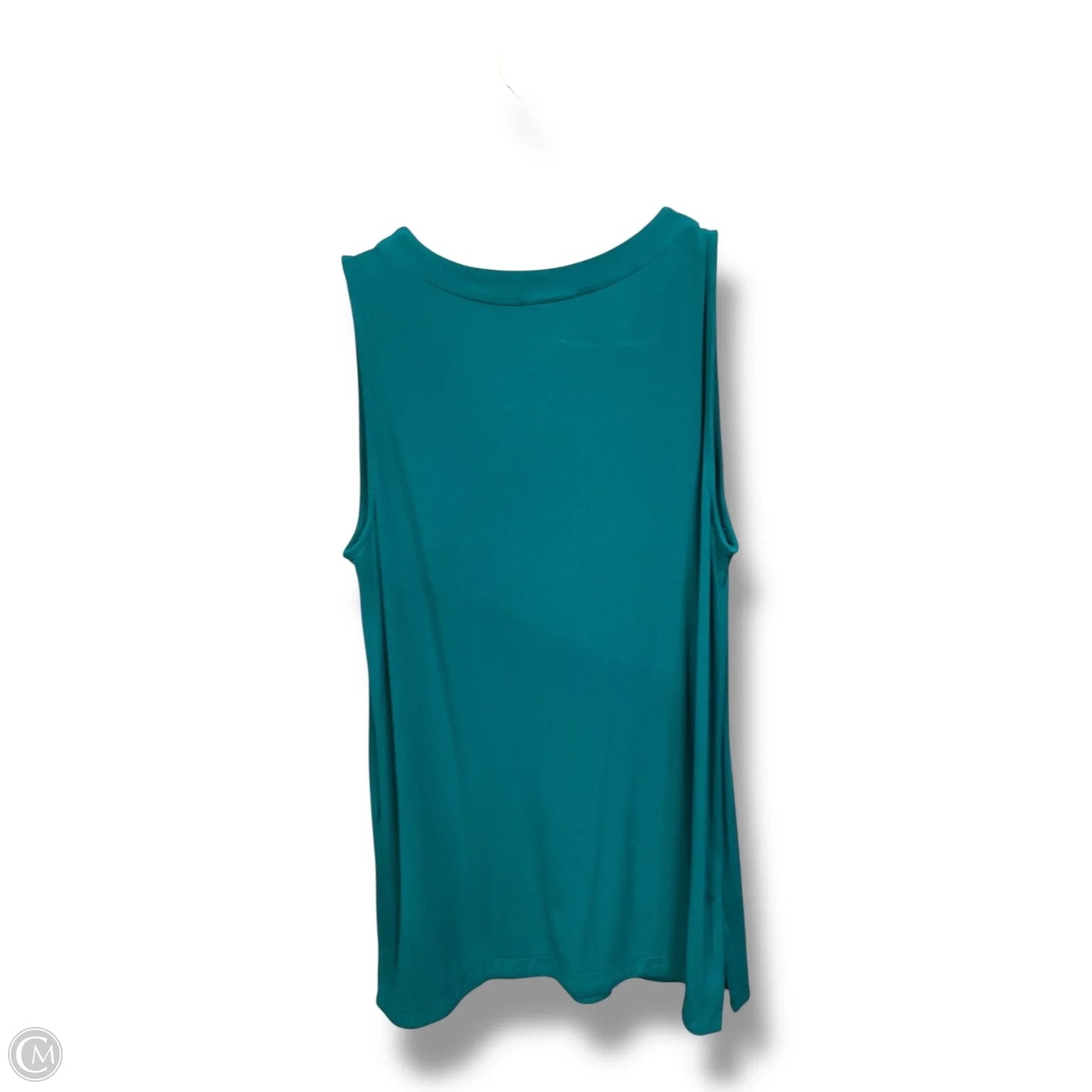 Top Sleeveless By J. Jill In Teal, Size: M