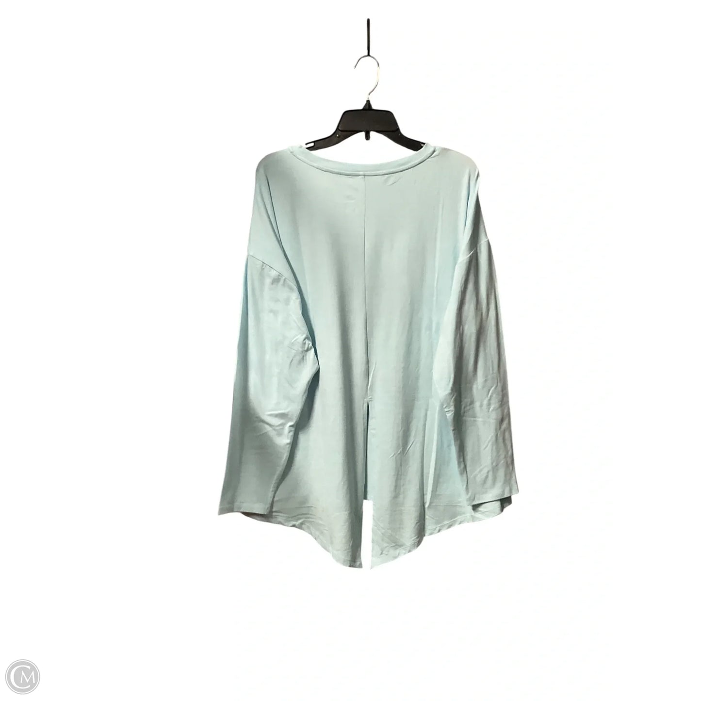 Top Long Sleeve By Clothes Mentor In Blue, Size: 2x
