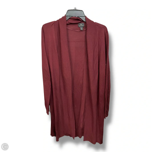 Cardigan By Worthington In Maroon, Size: M