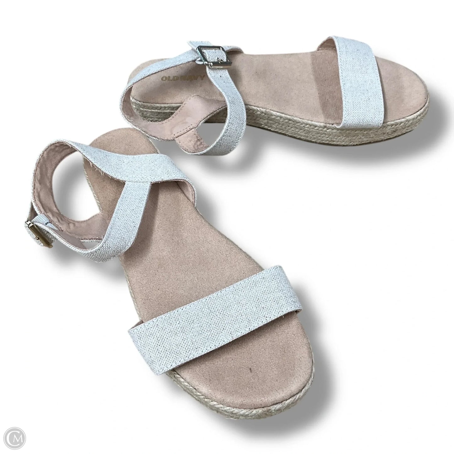 Sandals Heels Platform By Old Navy In Beige, Size: 8