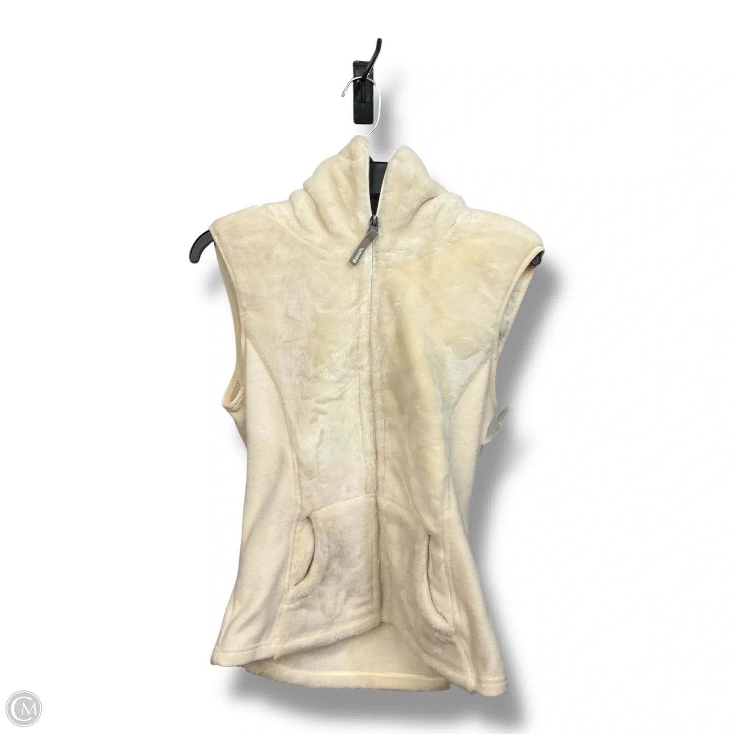 Vest Faux Fur & Sherpa By Clothes Mentor In Cream, Size: M