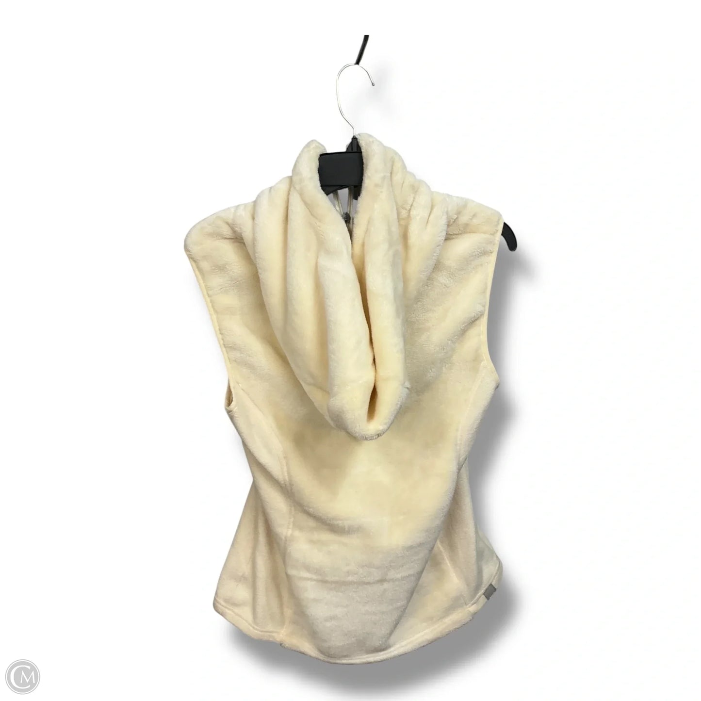 Vest Faux Fur & Sherpa By Clothes Mentor In Cream, Size: M