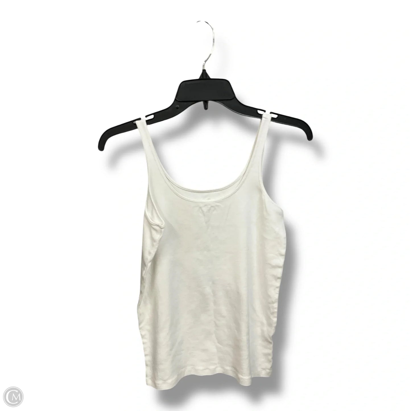 Tank Top By Lands End In White, Size: L