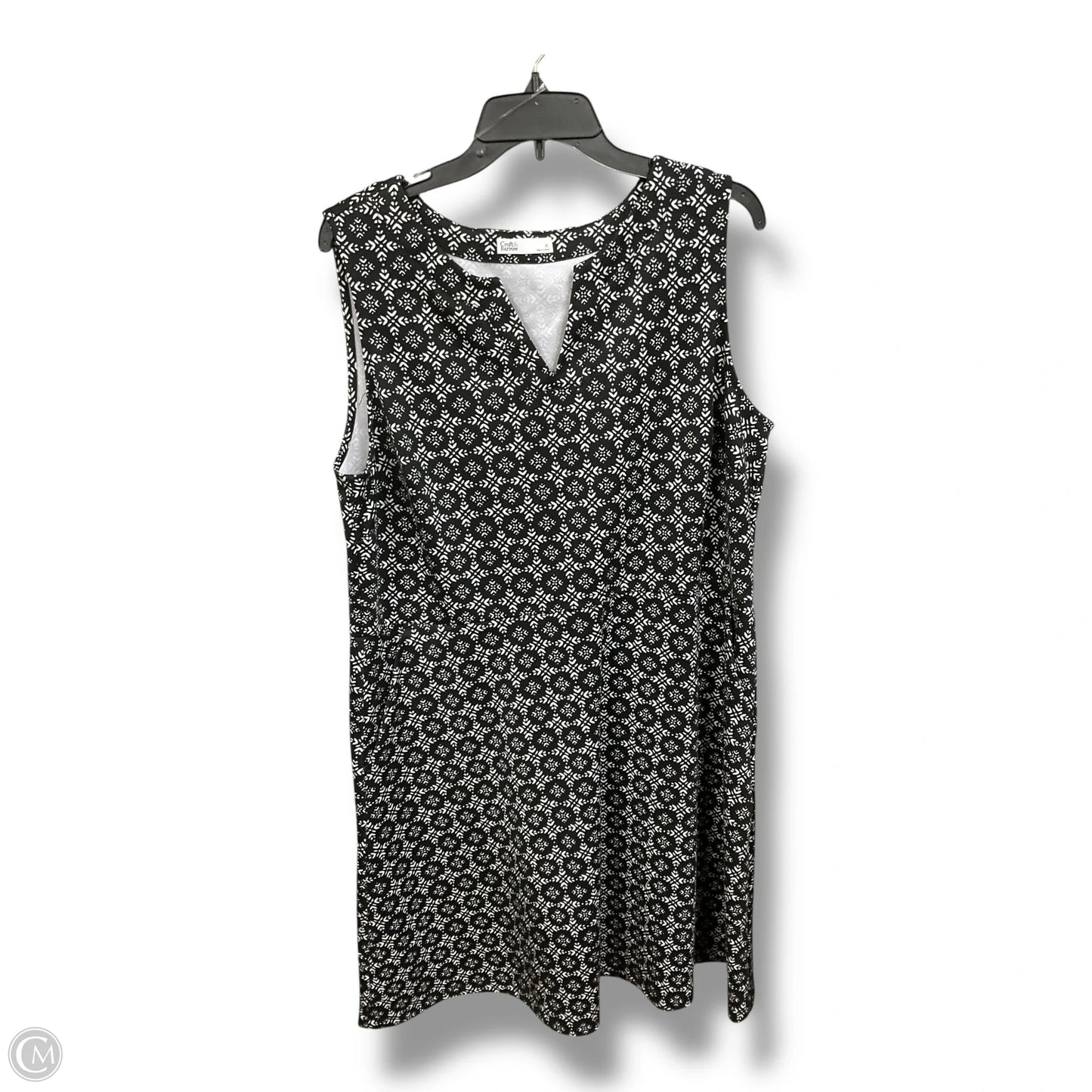 Dress Casual Short By Croft And Barrow In Black & White, Size: Xxl