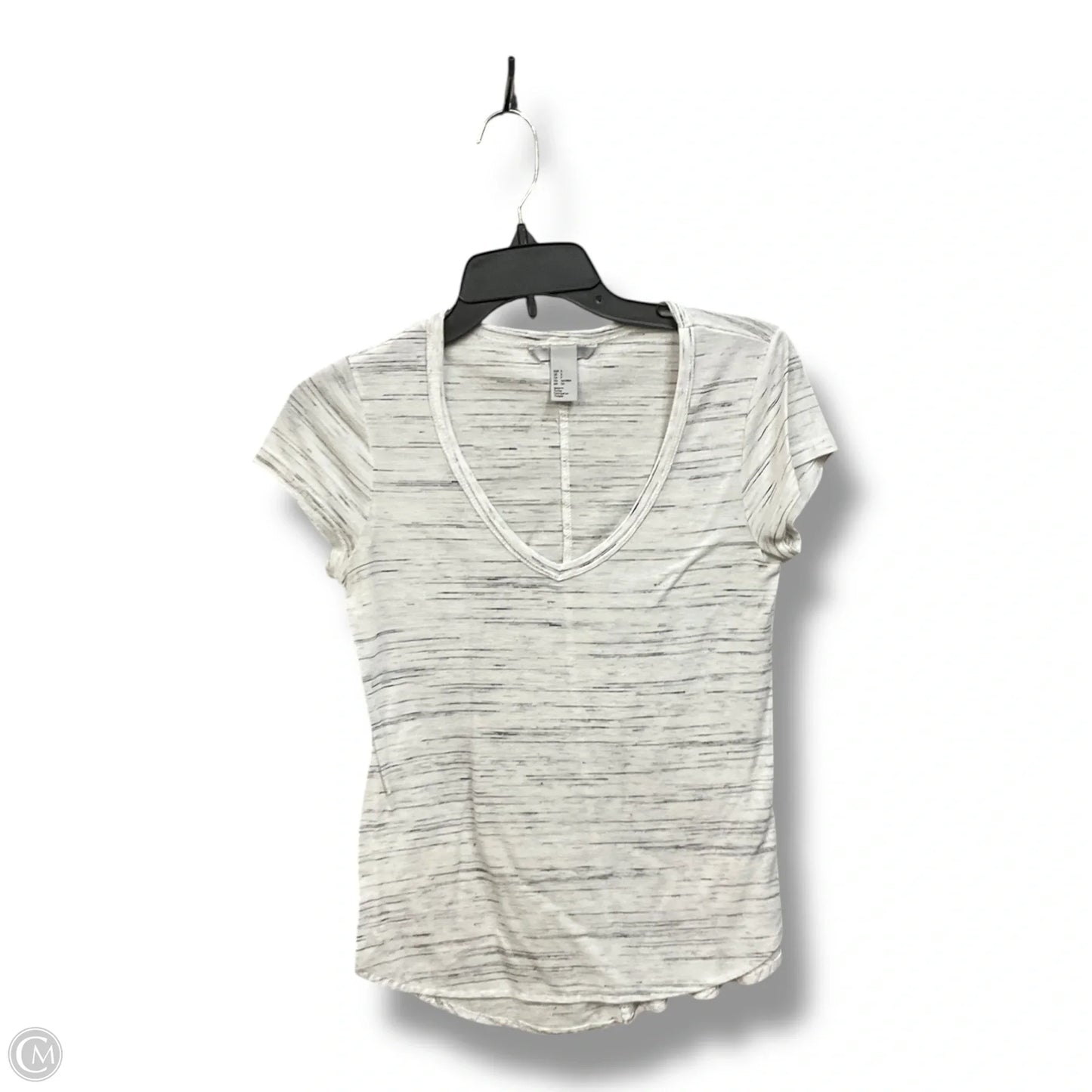 Top Short Sleeve Basic By H&m In Grey, Size: S