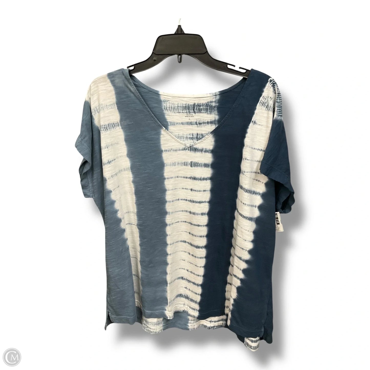 Top Sleeveless By Pure Jill In Tie Dye Print, Size: Xl