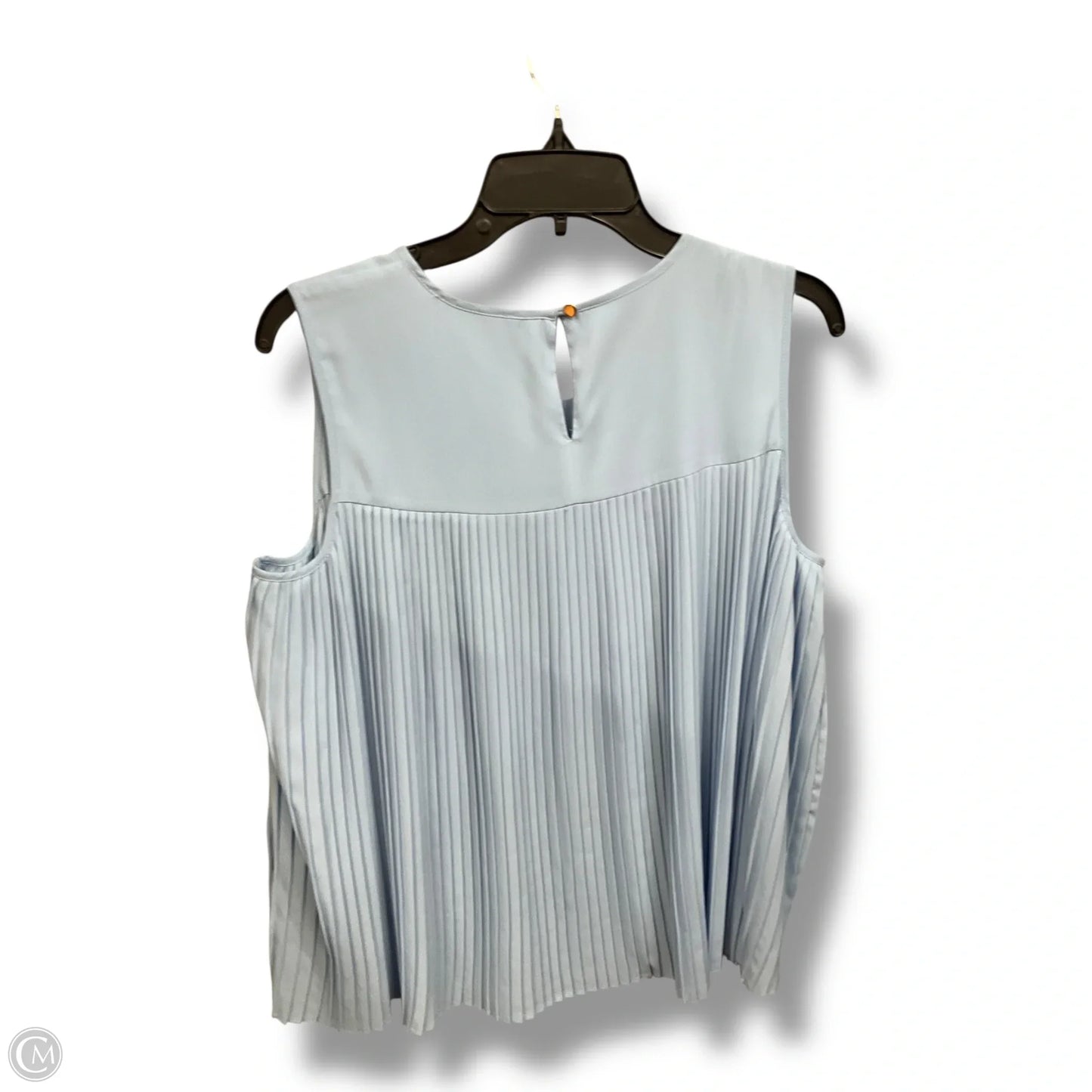 Top Sleeveless By Calvin Klein In Blue, Size: Lp