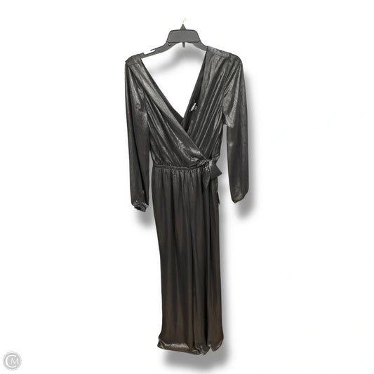 Jumpsuit By Express In Black & Silver, Size: S