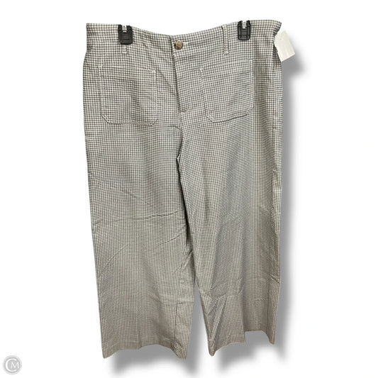 Pants Wide Leg By Jules & Leopold In Black & White, Size: 16
