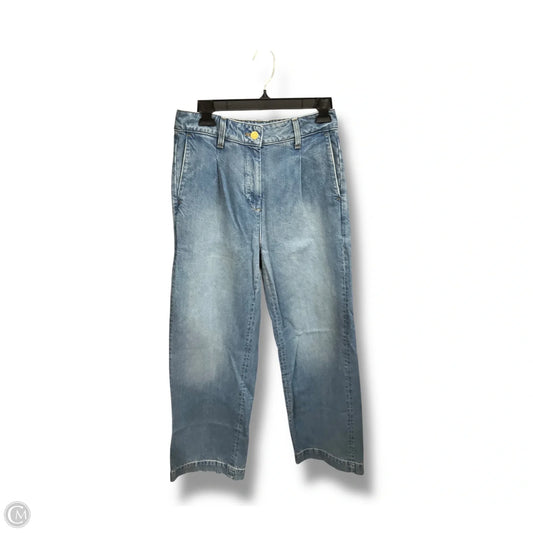 Jeans Wide Leg By J. Crew In Blue Denim, Size: 4
