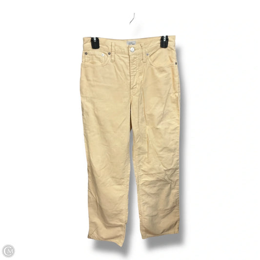 Pants Corduroy By J. Crew In Cream, Size: 4